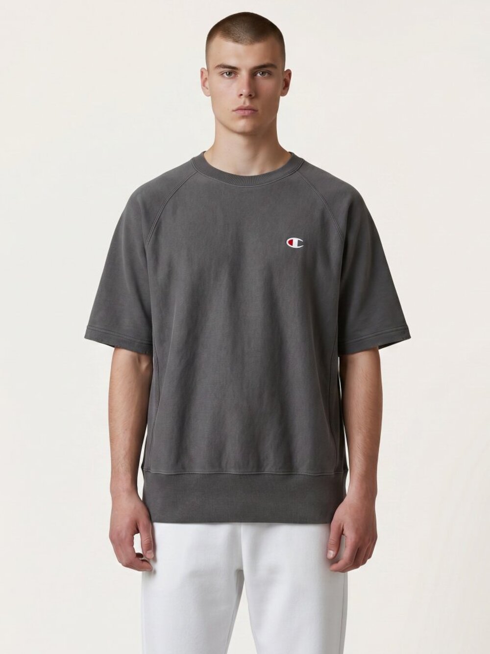 Champion Reverse Weave Sweatshirt Gray Men's Size Small Heavyweight Boxing Gym